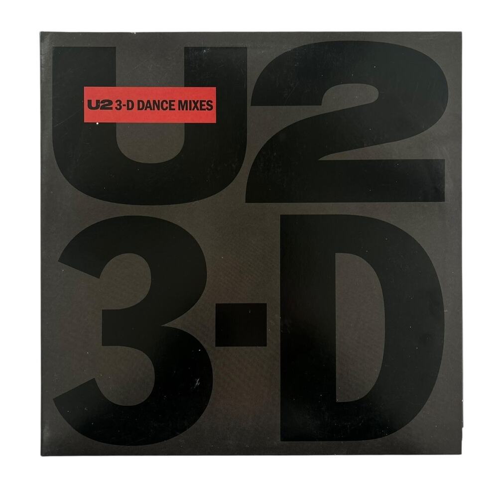 U2 3-D Dance Mixes 12” Vinyl 45 RPM 2018 Island Records U2COM13 Remix EP
